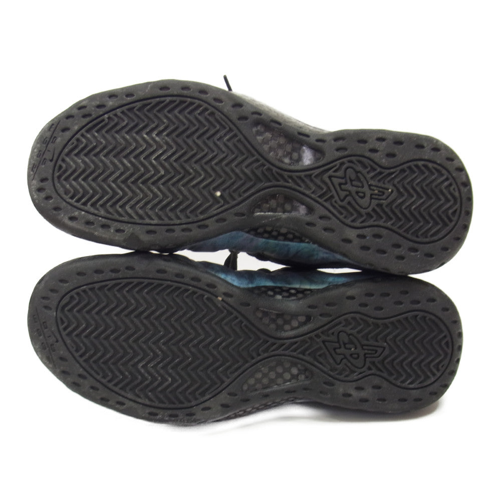 NIKE ナイキ 575420-009 AIR FOAMPOSITE ONE PRM エアフォームポジット ワン プレミアム ブルー ミラー スニーカー ブルー系 26.5cm【中古】