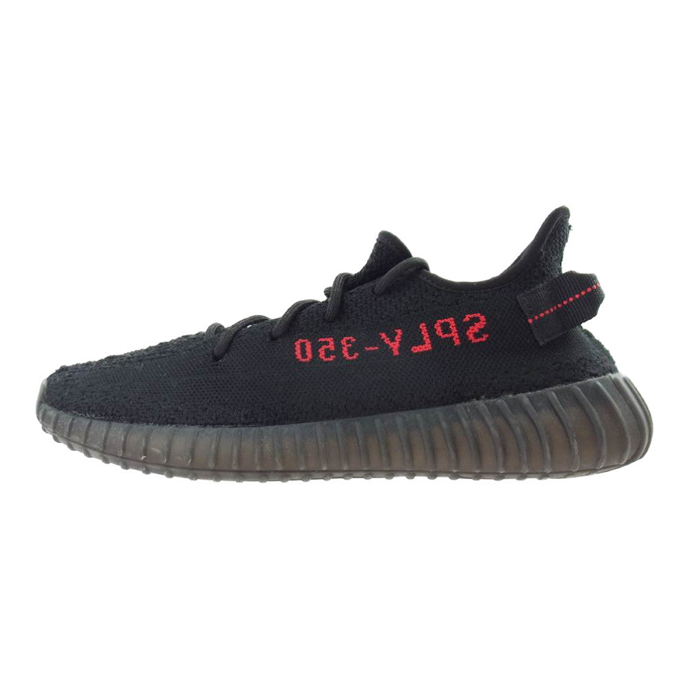 adidas アディダス CP9652 YEEZY BOOST 350 V2 イージーブースト ブラック レッド スニーカー ブラック系 27cm【中古】