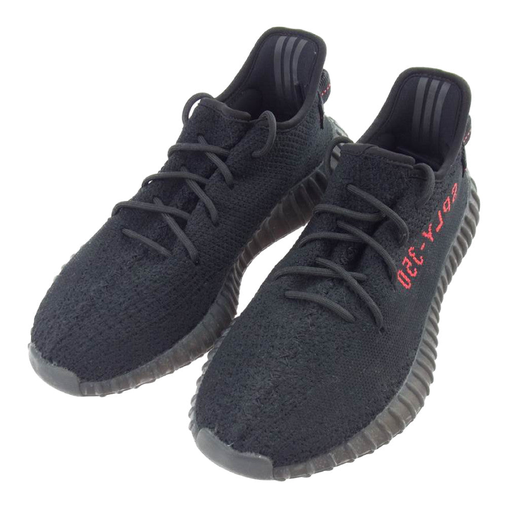 adidas アディダス CP9652 YEEZY BOOST 350 V2 イージーブースト ブラック レッド スニーカー ブラック系 27cm【中古】