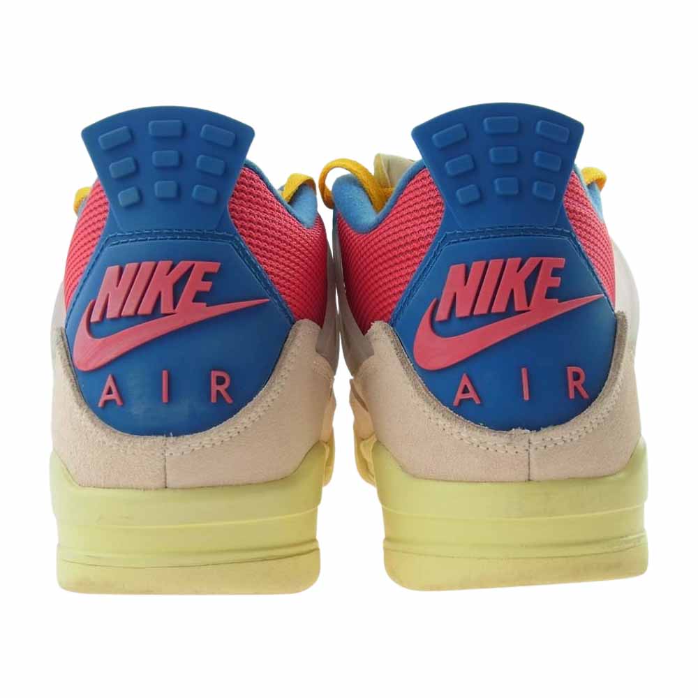 NIKE ナイキ DC9533-800 UNION AIR JORDAN 4 RETRO SP ユニオン エアジョーダン 4 レトロ グァバアイス スニーカー ベージュ系 US9【中古】