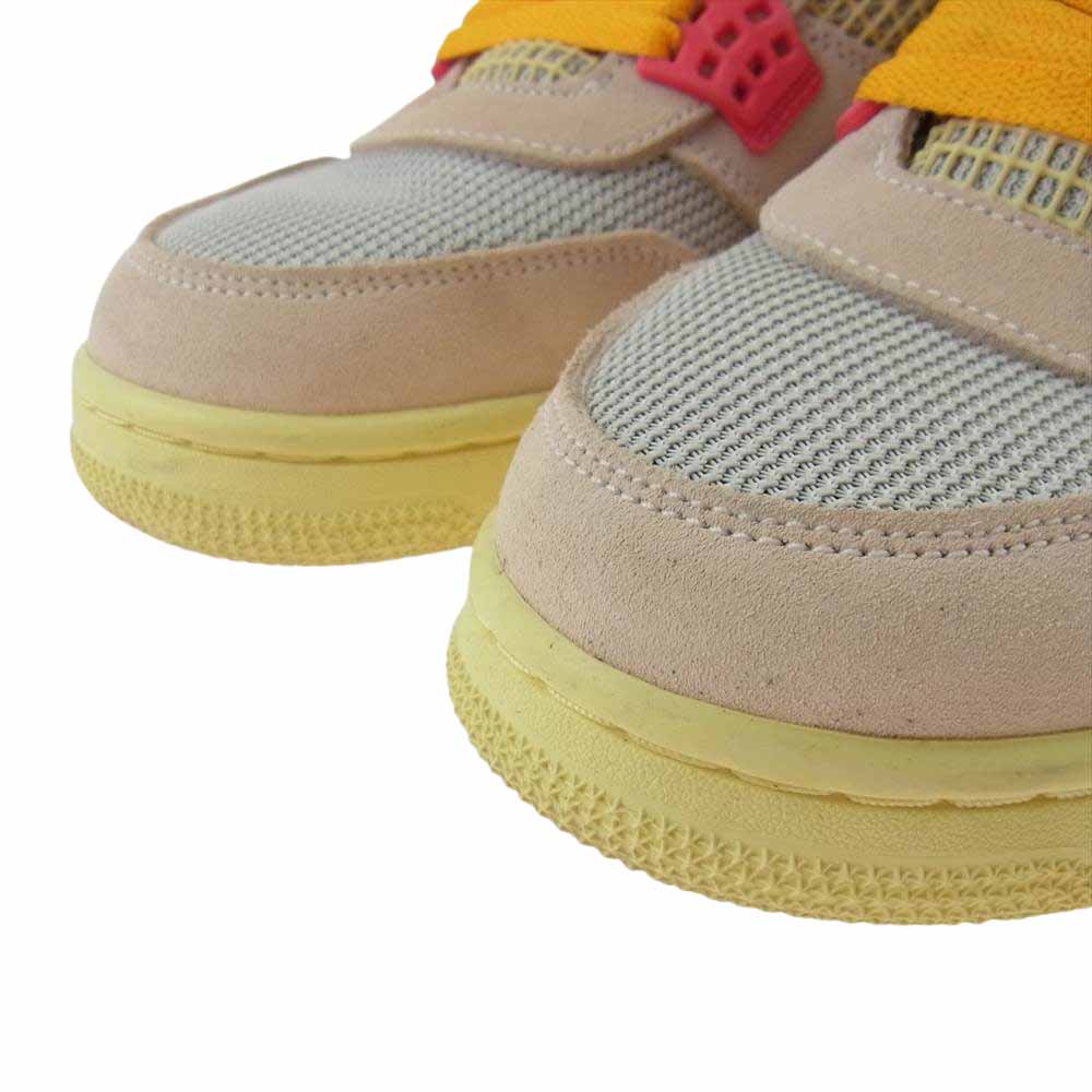NIKE ナイキ DC9533-800 UNION AIR JORDAN 4 RETRO SP ユニオン エアジョーダン 4 レトロ グァバアイス スニーカー ベージュ系 US9【中古】