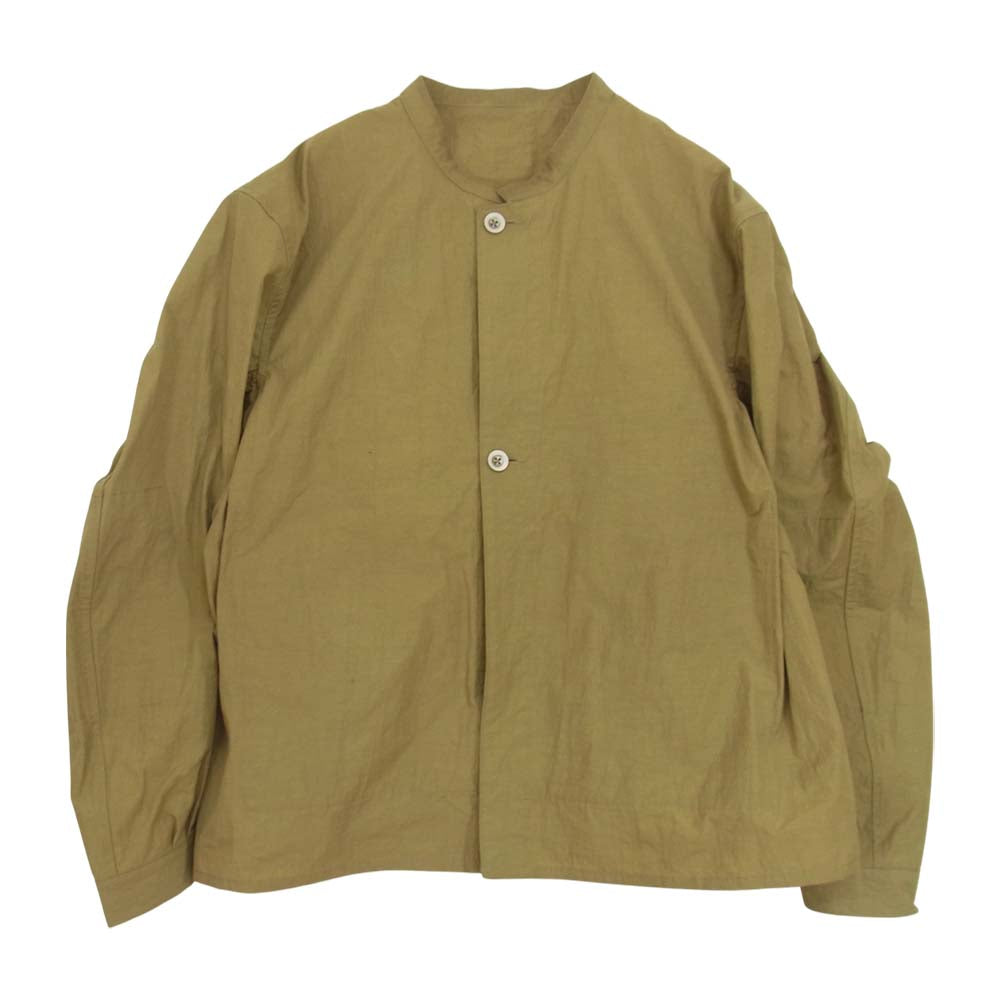 クロウト ヴィンテージショップ オリジナル Original nylon jacket  塩縮加工 オリジナル ナイロン ワーク ジャケット ブラウン系 O【中古】