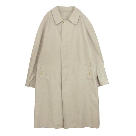 BURBERRY バーバリー I100266 ヴィンテージ 英国製 80s Balmacaan Coat 襟裏ノバチェック バルマカーン ステンカラー コート ベージュ系 サイズ表記無【中古】