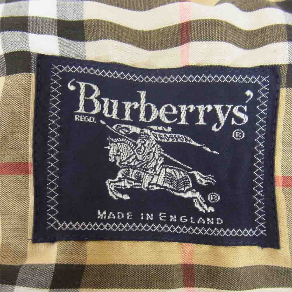 BURBERRY バーバリー I100266 ヴィンテージ 英国製 80s Balmacaan Coat 襟裏ノバチェック バルマカーン ステンカラー コート ベージュ系 サイズ表記無【中古】