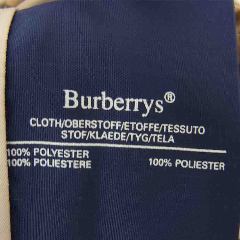 BURBERRY バーバリー I100266 ヴィンテージ 英国製 80s Balmacaan Coat 襟裏ノバチェック バルマカーン ステンカラー コート ベージュ系 サイズ表記無【中古】