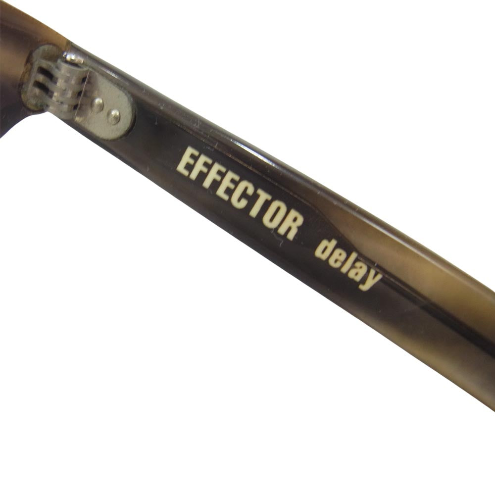 EFFECTOR エフェクター delay ディレイ 度入り 眼鏡 ブラウン系【中古】