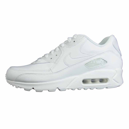 NIKE ナイキ 302519-113 AIR MAX 90 LEATHER エアマックス 90 レザー ホワイト スニーカー ホワイト系 26.5cm【中古】