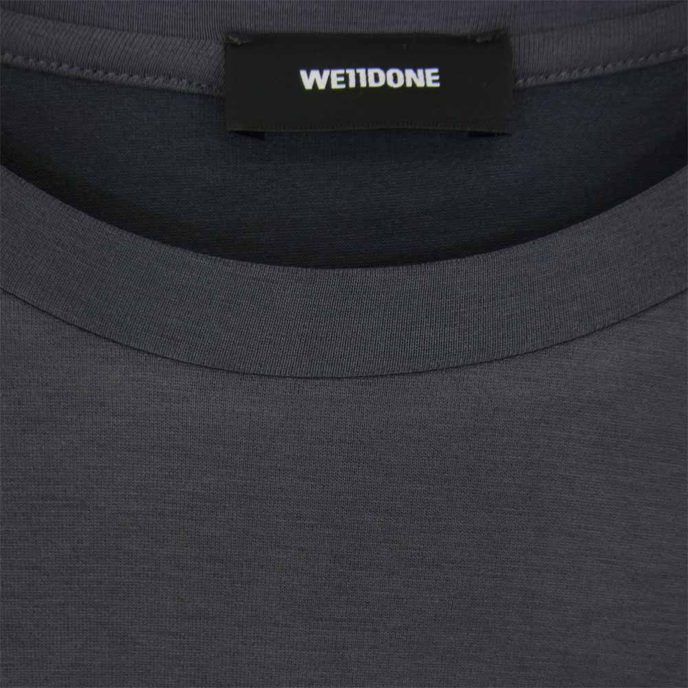 ウェルダン WD-TP2-20-710-U-GY 胸ロゴ モダール エステル Tシャツ グレー系 M【美品】【中古】