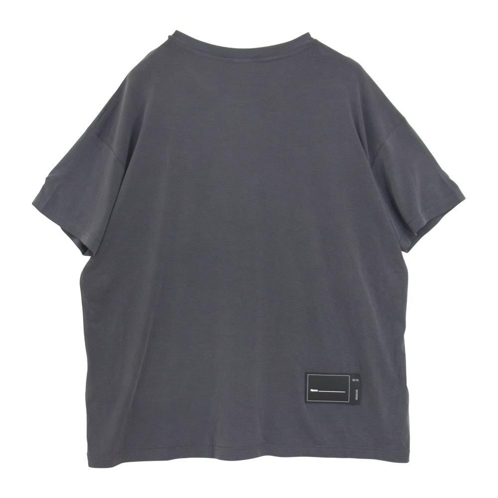 ウェルダン WD-TP2-20-710-U-GY 胸ロゴ モダール エステル Tシャツ グレー系 M【美品】【中古】