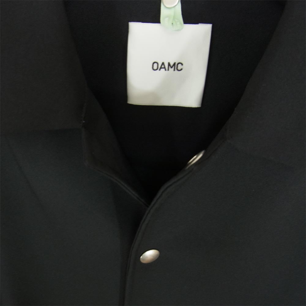 オーエーエムシー OAMT602068 国内正規品 JAMMER SHIRT ジャマー シャツ コーチジャケット ブラック系 S【美品】【中古】