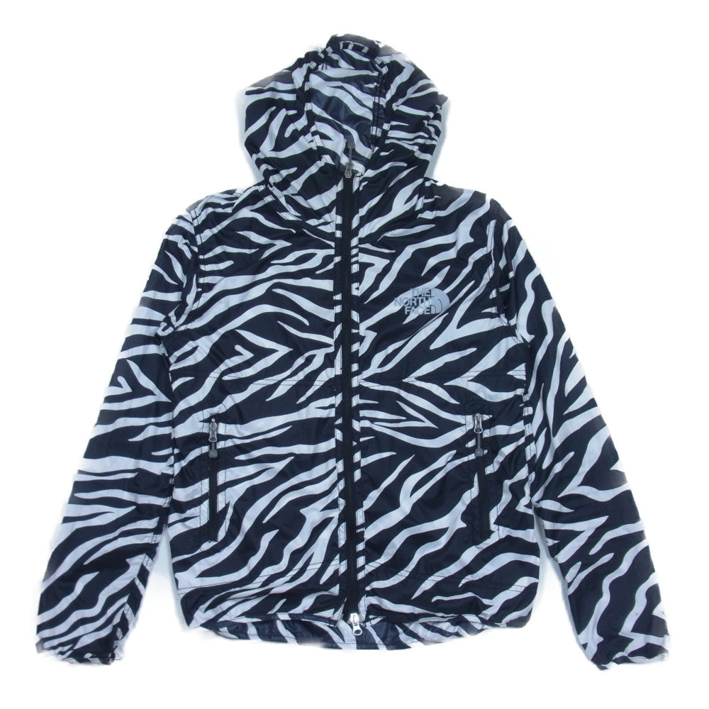 THE NORTH FACE ノースフェイス NP2236 PERTEX Zebra Print Mountain Wind Parka パーテックス ゼブラ プリント マウンテン ウィンド パーカ ブラック系 L【中古】