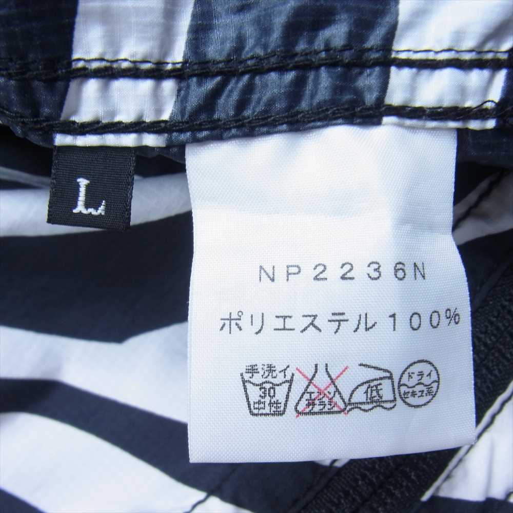 THE NORTH FACE ノースフェイス NP2236 PERTEX Zebra Print Mountain Wind Parka パーテックス ゼブラ プリント マウンテン ウィンド パーカ ブラック系 L【中古】