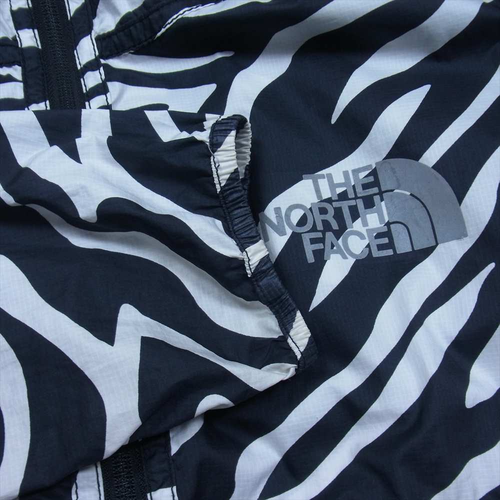 THE NORTH FACE ノースフェイス NP2236 PERTEX Zebra Print Mountain Wind Parka パーテックス ゼブラ プリント マウンテン ウィンド パーカ ブラック系 L【中古】
