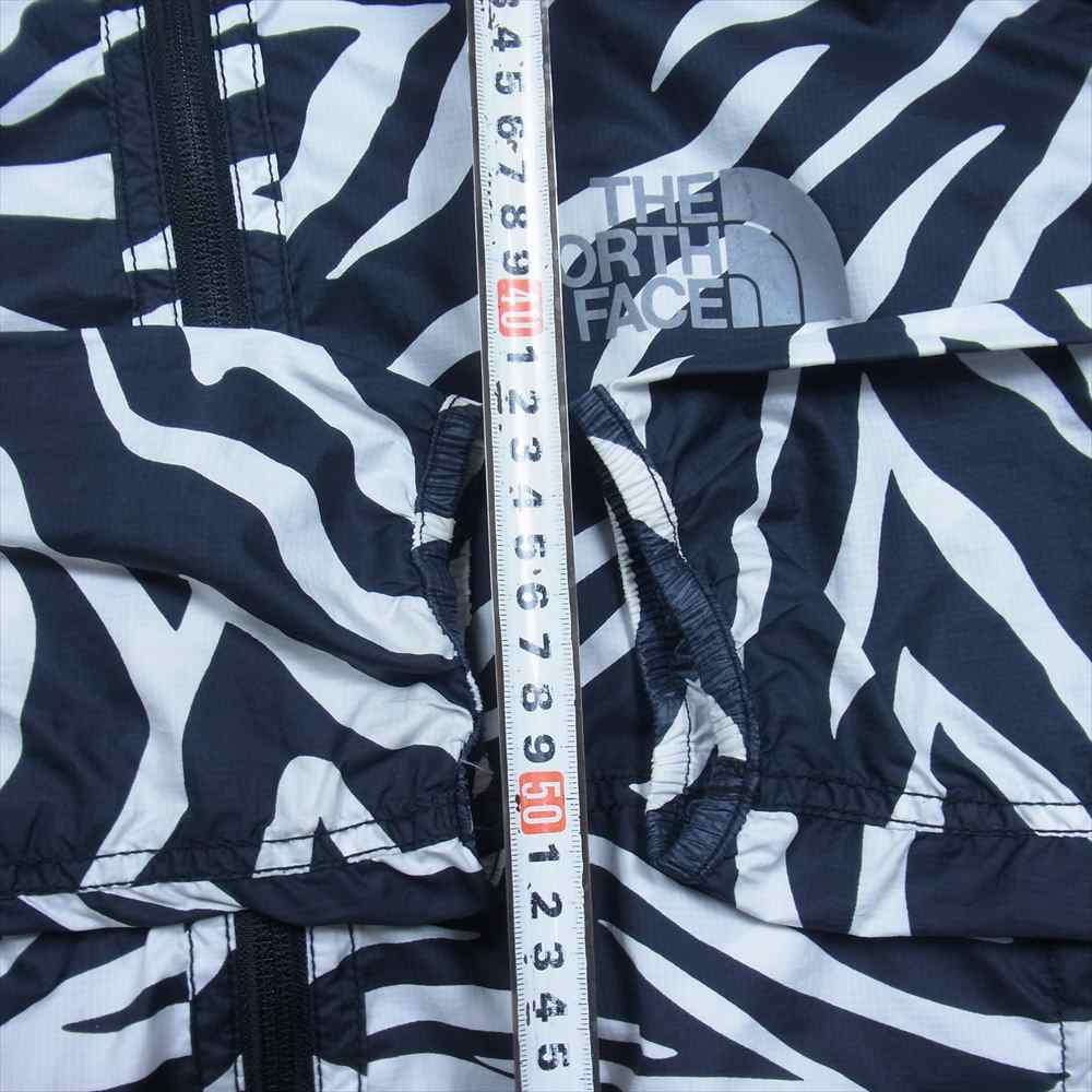 THE NORTH FACE ノースフェイス NP2236 PERTEX Zebra Print Mountain Wind Parka パーテックス ゼブラ プリント マウンテン ウィンド パーカ ブラック系 L【中古】