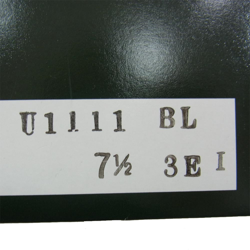ユニオンインペリアル U1111  PRESTIGE プレステージ ストレートチップ シューズ ブラック系 7 1/2【極上美品】【中古】