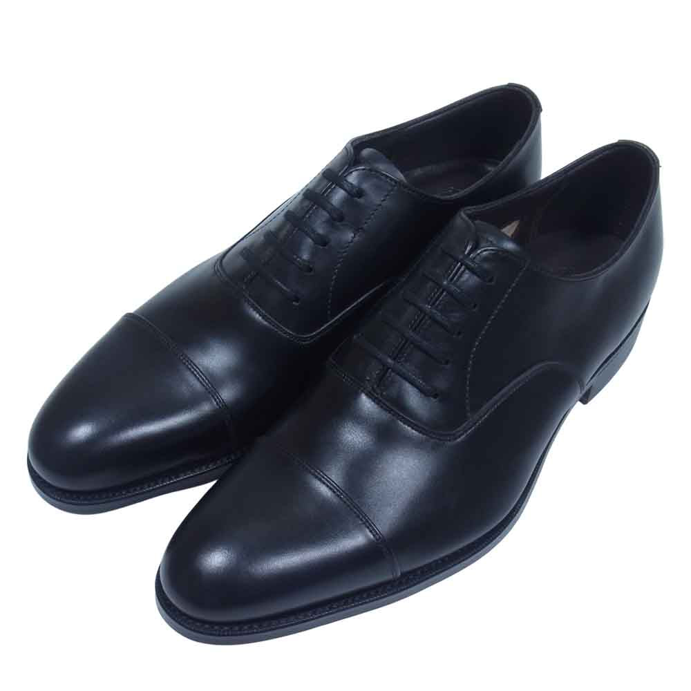 グレンソン 33551-01 ACCRINGTON ストレート チップ ビジネス シューズ ブラック系 6.5F【新古品】【未使用】【中古】