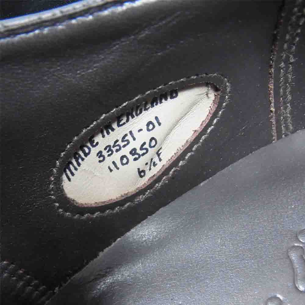グレンソン 33551-01 ACCRINGTON ストレート チップ ビジネス シューズ ブラック系 6.5F【新古品】【未使用】【中古】