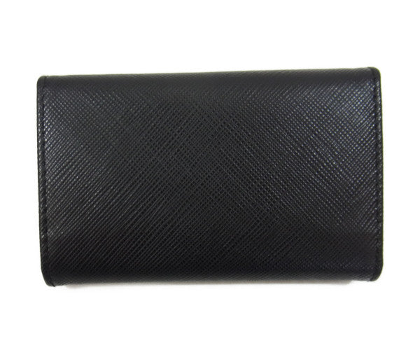Salvatore Ferragamo サルヴァトーレフェラガモ ガンチーニ 6連 レザー キーケース ブラック系【中古】
