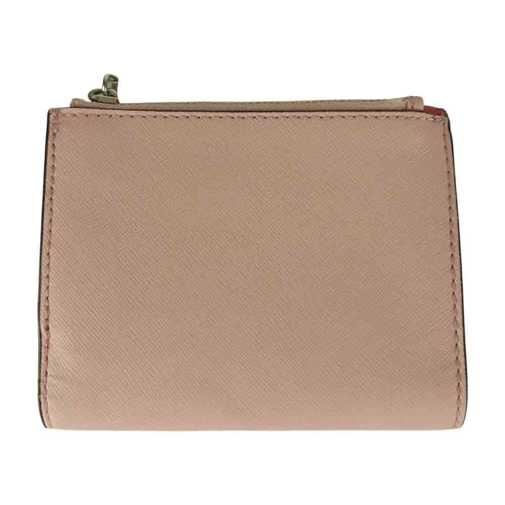 Michael Kors マイケルコース JET SET CHARM ジェットセット チャーム ミディアム エンベロープ カードウォレット レッド系 ピンク系【美品】【中古】
