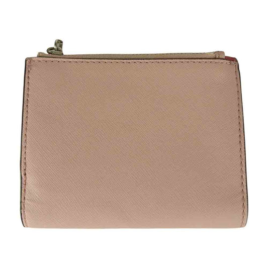 Michael Kors マイケルコース JET SET CHARM ジェットセット チャーム ミディアム エンベロープ カードウォレット レッド系 ピンク系【美品】【中古】
