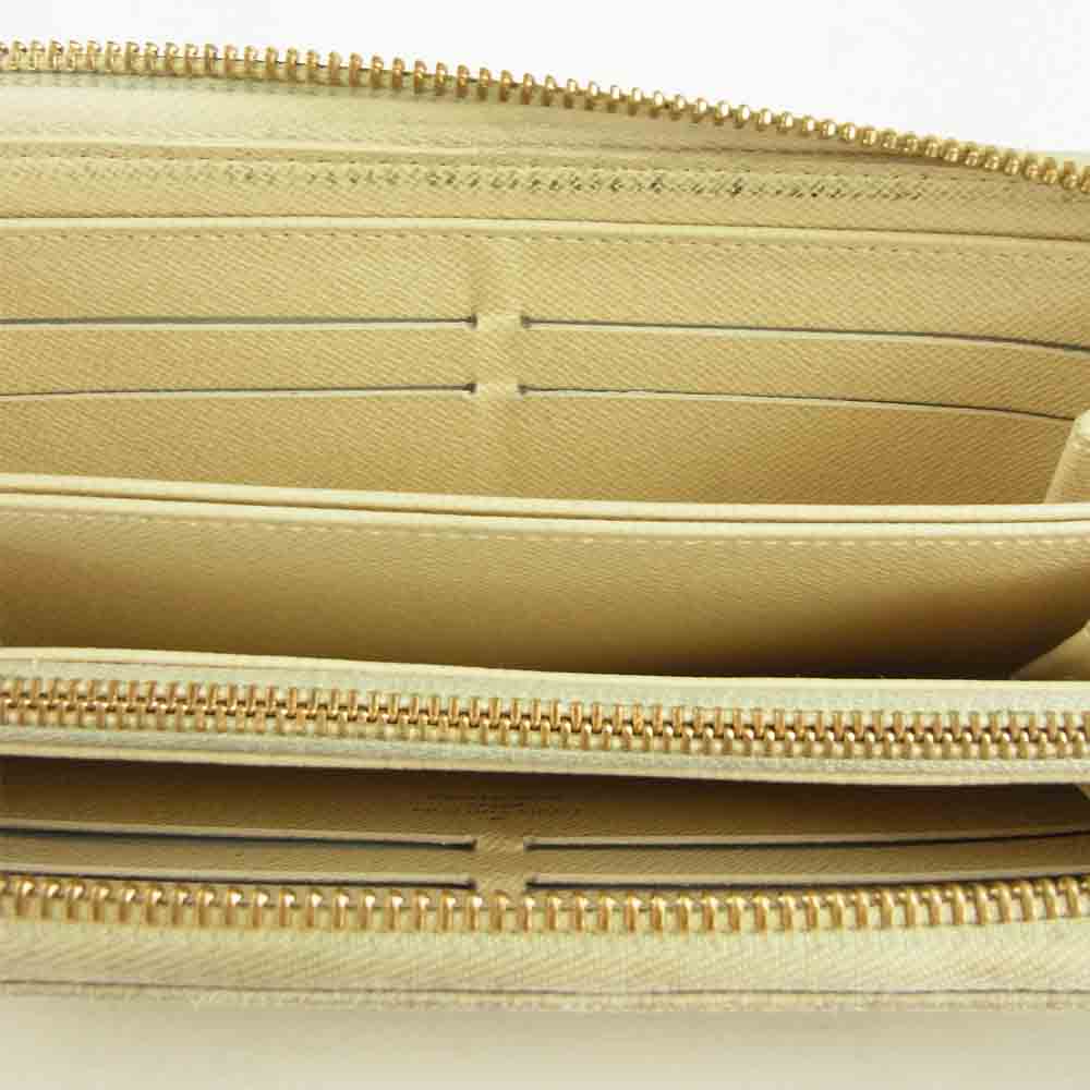 LOUIS VUITTON ルイ・ヴィトン N60019 ジッピー ダミエ アズール ラウンドファスナー ウォレット 長財布 グレー系 ホワイト系【中古】