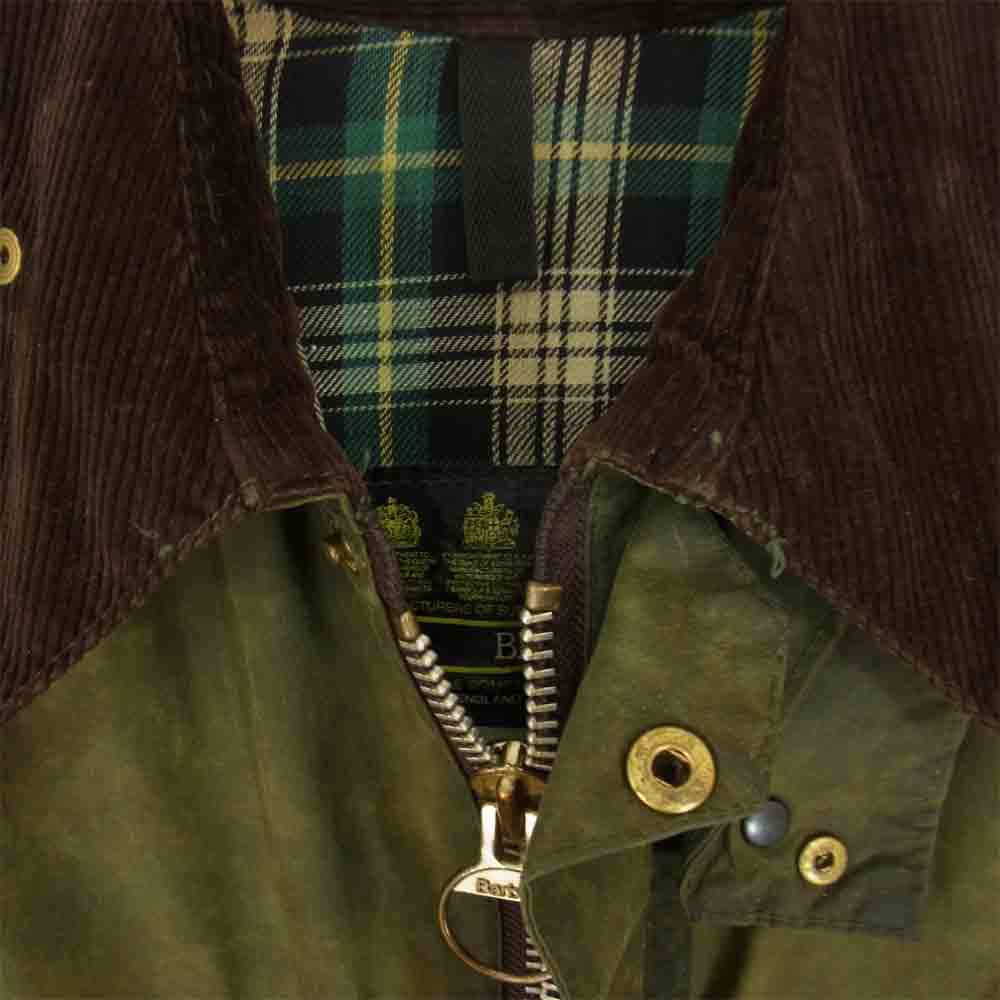 Barbour バブアー 80s 2ワラント ビデイル オイルド ジャケット カーキ系 34【中古】