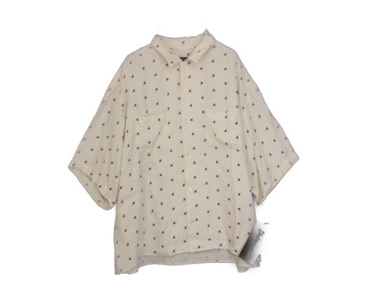 UNDERCOVER アンダーカバー UI2A4405 UNDERCOVERISM アンダーカバリズム サンダー 総柄 シャツ オフホワイト系 2【新古品】【未使用】【中古】