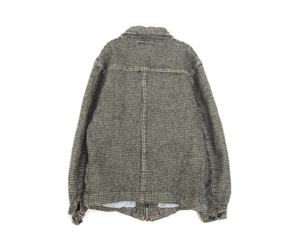 UNDERCOVER アンダーカバー 17AW UST9203 パッカリング Bz 縮絨 CK チェック ブルゾン ブラック系 3【極上美品】【中古】