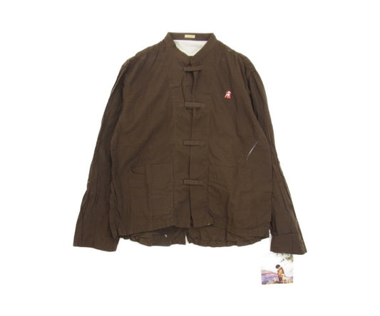 UNDERCOVER アンダーカバー 21SS US1A4401-2 the shepherd シェパード チャイナ シャツ ジャケット  ブラウン系 3【新古品】【未使用】【中古】