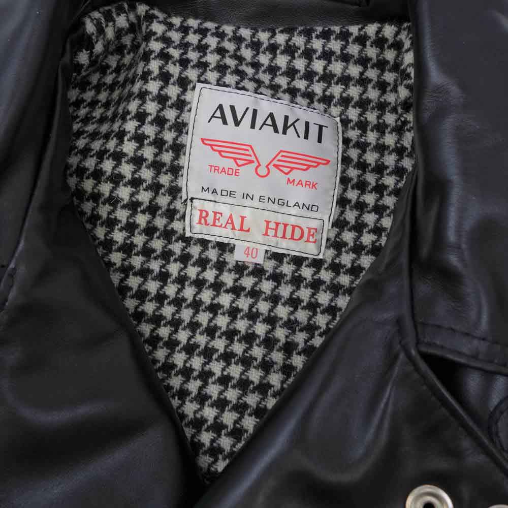 Lewis Leathers ルイスレザー 441T 限定 CYCLON TF THIN HORSEHIDE サイクロン シン ブラック ホース レザー ライダース ジャケット ブラック系 40【新古品】【未使用】【中古】