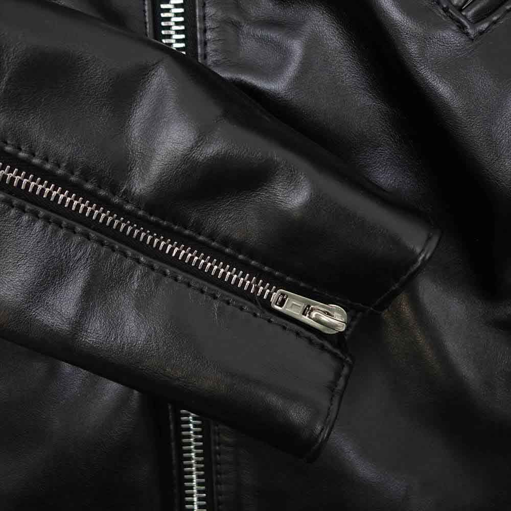 Lewis Leathers ルイスレザー 441T 限定 CYCLON TF THIN HORSEHIDE サイクロン シン ブラック ホース レザー ライダース ジャケット ブラック系 40【新古品】【未使用】【中古】