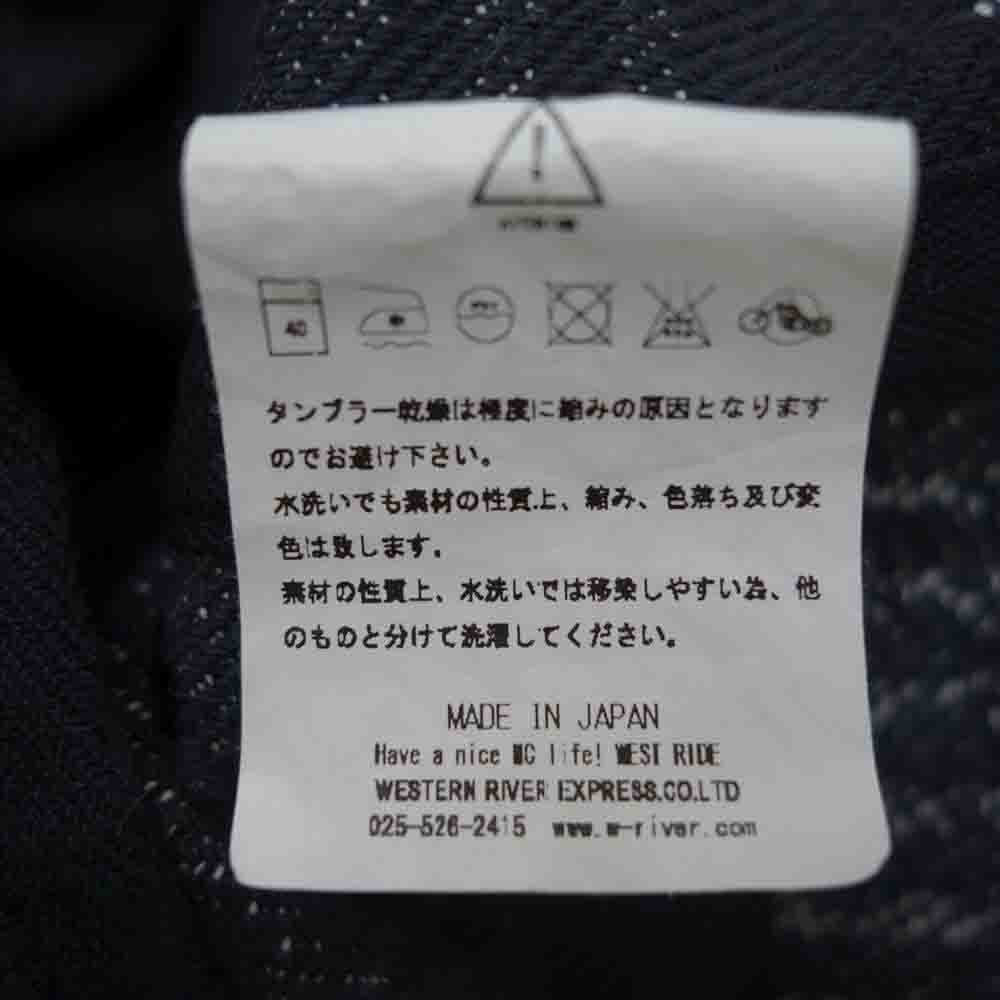 WEST RIDE BLACK SHADOW RUG VEST ラグ ベスト ブラック系 XL【美品】【中古】