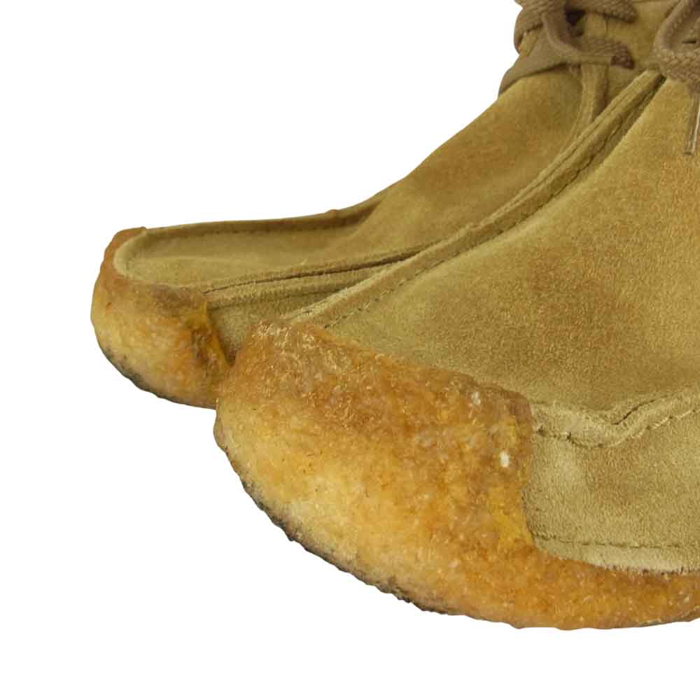 エルランディア バイ パドモアアンドバーンズ スエード レザー モカシン ワラビー シューズ ベージュ系 6【中古】