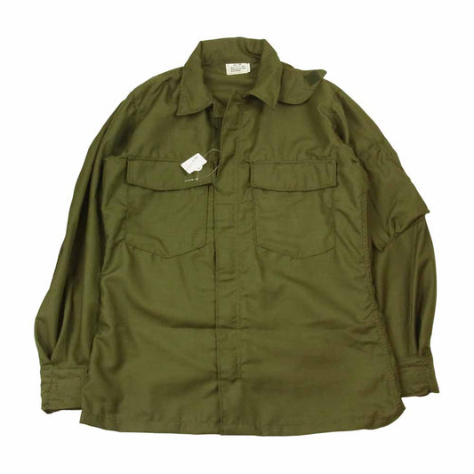 USミリタリー古着 SHIRT FLYERS HOT WEATHER 米軍 ヘリクルー ノーメックスシャツ ミリタリージャケット カーキ系 S【極上美品】【中古】