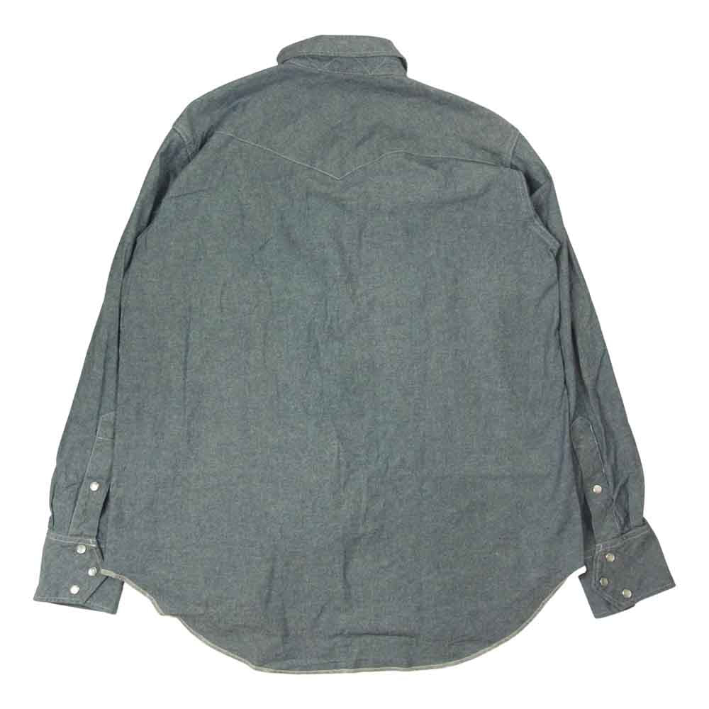 Engineered Garments エンジニアードガーメンツ Western Shirt Cone Chambray コーンシャンブレー ウエスタンシャツ インディゴブルー系 S【中古】