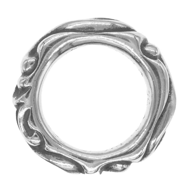 CHROME HEARTS クロムハーツ（原本有） SCRL BAND スクロールバンド リング シルバー系 10号【中古】