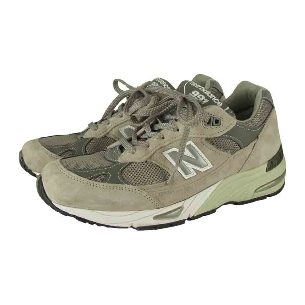 NEW BALANCE ニューバランス M991GL 英国製 20周年記念 ローカットスニーカー  グレー系 25.5㎝【中古】