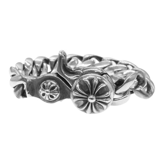 CHROME HEARTS クロムハーツ（原本有） CLSC CHN LINK クラシックリンク クリップ ブレスレット  シルバー系【中古】