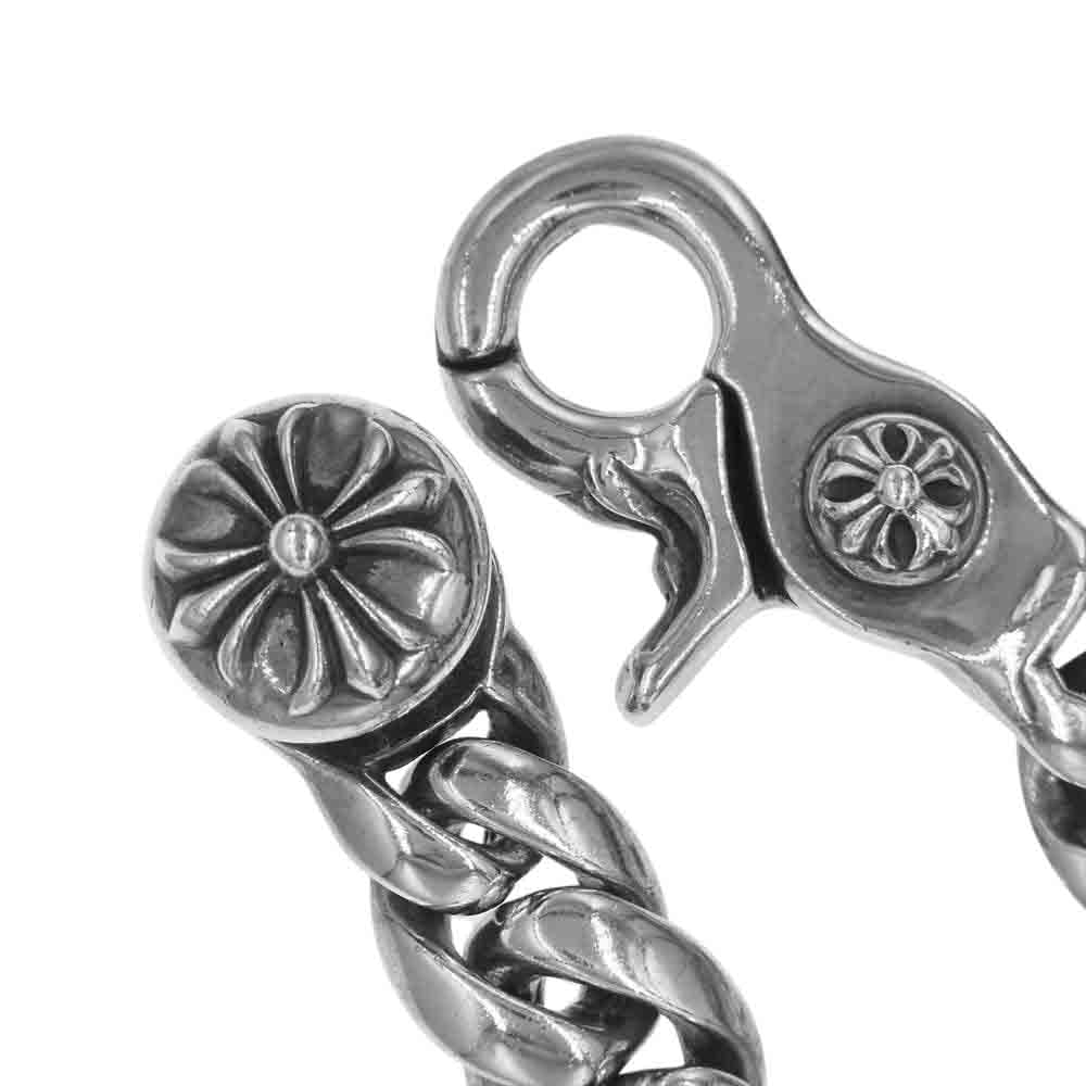 CHROME HEARTS クロムハーツ（原本有） CLSC CHN LINK クラシックリンク クリップ ブレスレット  シルバー系【中古】