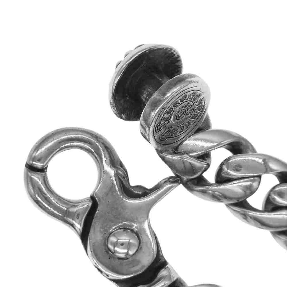 CHROME HEARTS クロムハーツ（原本有） CLSC CHN LINK クラシックリンク クリップ ブレスレット  シルバー系【中古】