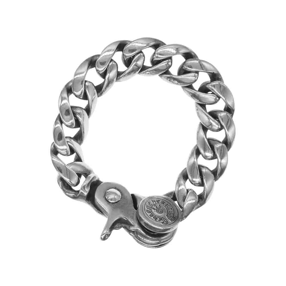 CHROME HEARTS クロムハーツ（原本有） CLSC CHN LINK クラシックリンク クリップ ブレスレット  シルバー系【中古】