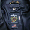 schott ショット 228US LAMB RIDERS JACKET ラム レザー ダブル ライダース ジャケット ブラック系 36【新古品】【未使用】【中古】