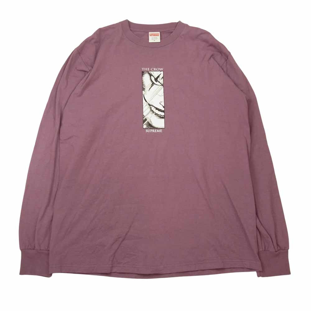 Supreme シュプリーム 21AW The Crow L/S Tee ザ・クロウ 長袖Tシャツ パープル系 M【中古】