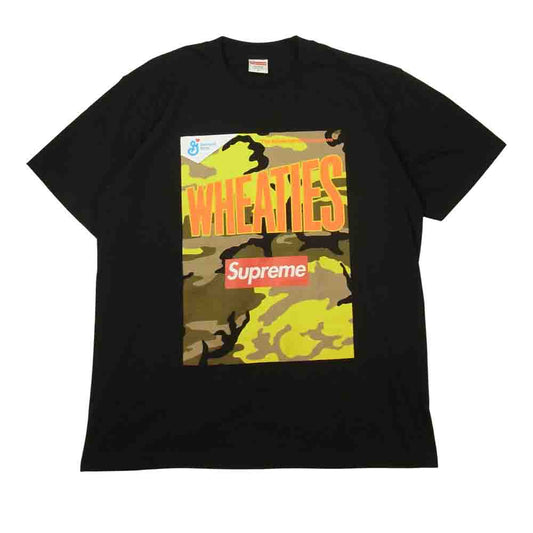 Supreme シュプリーム 21SS Wheaties Tee ウィーティーズ Tシャツ ブラック系 M【中古】