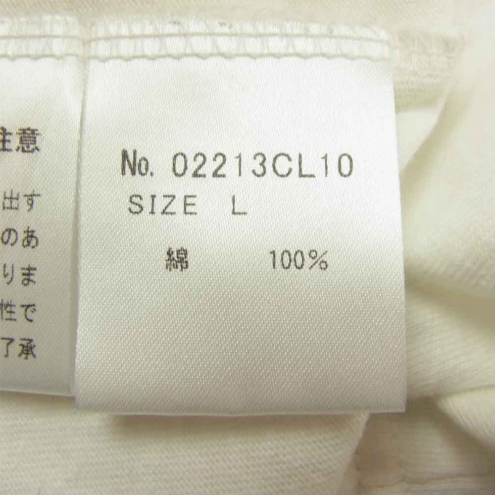 HYSTERIC GLAMOUR ヒステリックグラマー 02213CT10 TAKE IT EASY ベア タバコ Tシャツ 長袖 ホワイト系 L【中古】