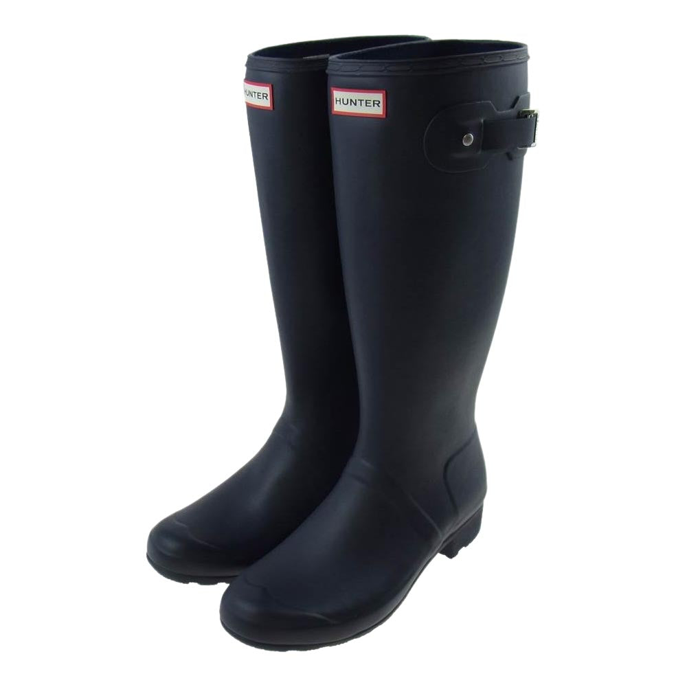 ハンター HUNTER ORIGINAL TOUR オリジナル ツアー ロング レイン ブーツ ネイビー系 UK9【極上美品】【中古】