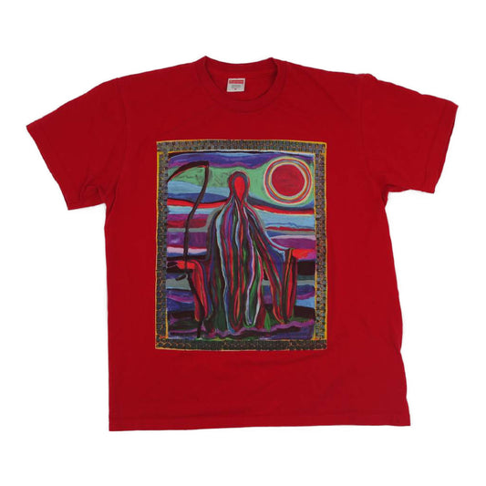 Supreme シュプリーム 19SS Reaper Tee リーパー Tシャツ レッド系 M【中古】