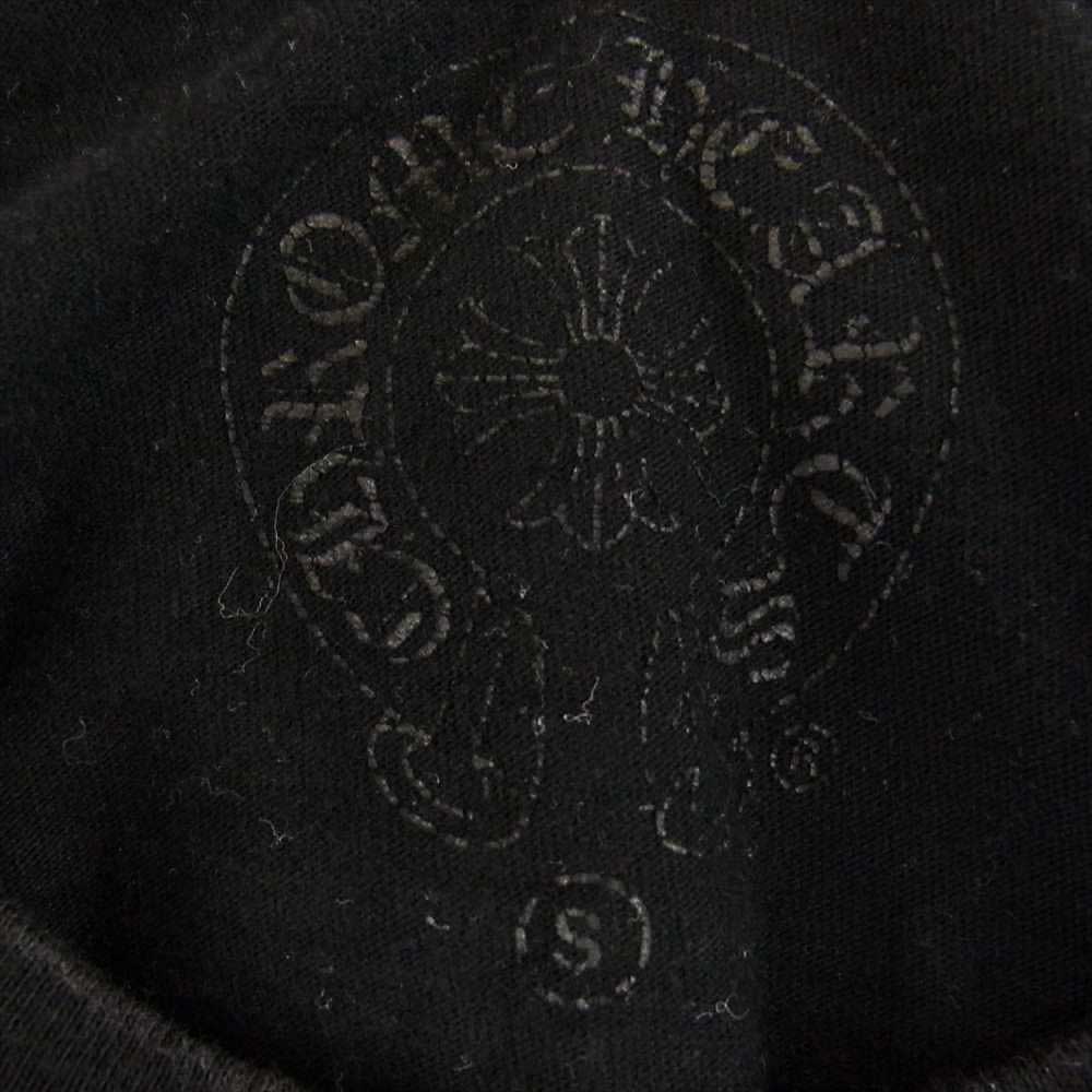 CHROME HEARTS クロムハーツ（原本無） LOS ANGELS バックロゴ CHクロス ポケット Tシャツ ブラック系 S【中古】