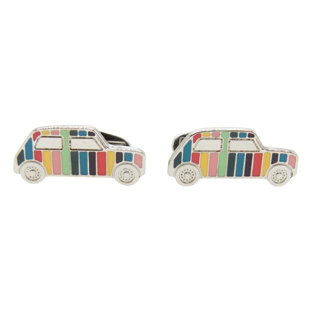 Paul Smith ポール・スミス マルチストライプ カー 車 カフスリンクス マルチカラー系【美品】【中古】