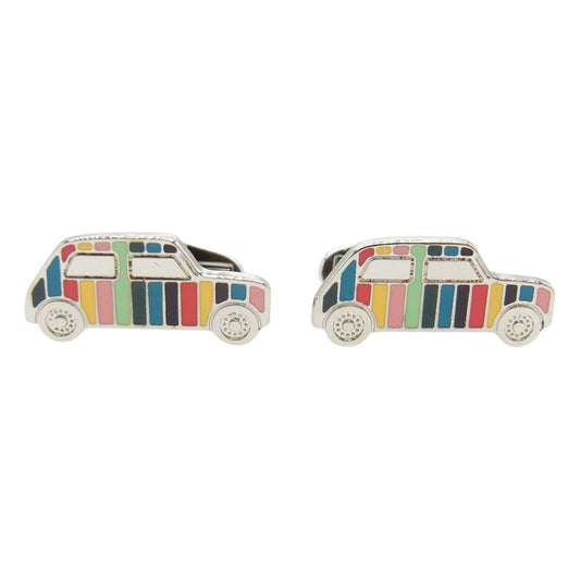 Paul Smith ポール・スミス マルチストライプ カー 車 カフスリンクス マルチカラー系【美品】【中古】